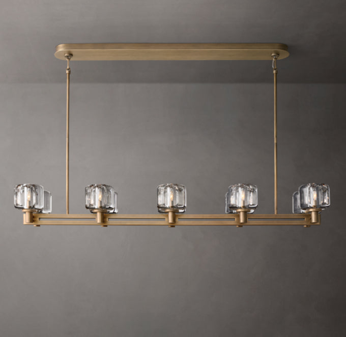 Demaret Double Linear Chandelier 54"