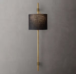 Vela Round Bar Sconce - Round Shade
