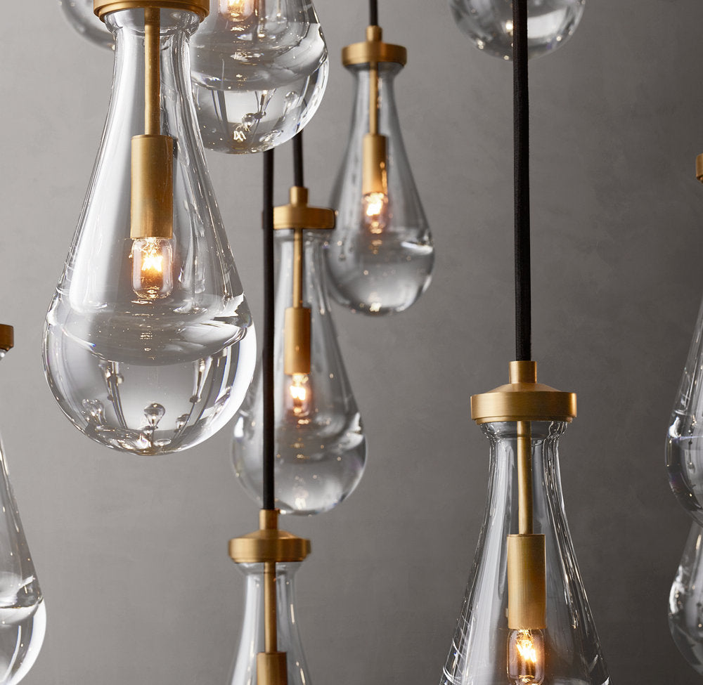 Rain Round Chandelier 60"
