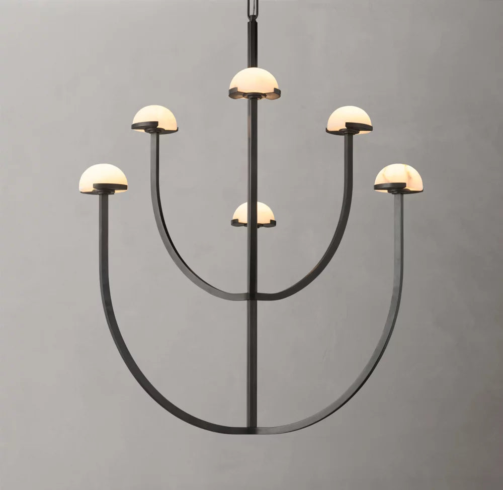 Pedra Round Chandelier 32"