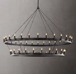 Camino Vintage Candelabra Two-Tier Chandelier 63"