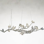 Churipo 19-Light Light Silver Leaf Ceiling Chandelier