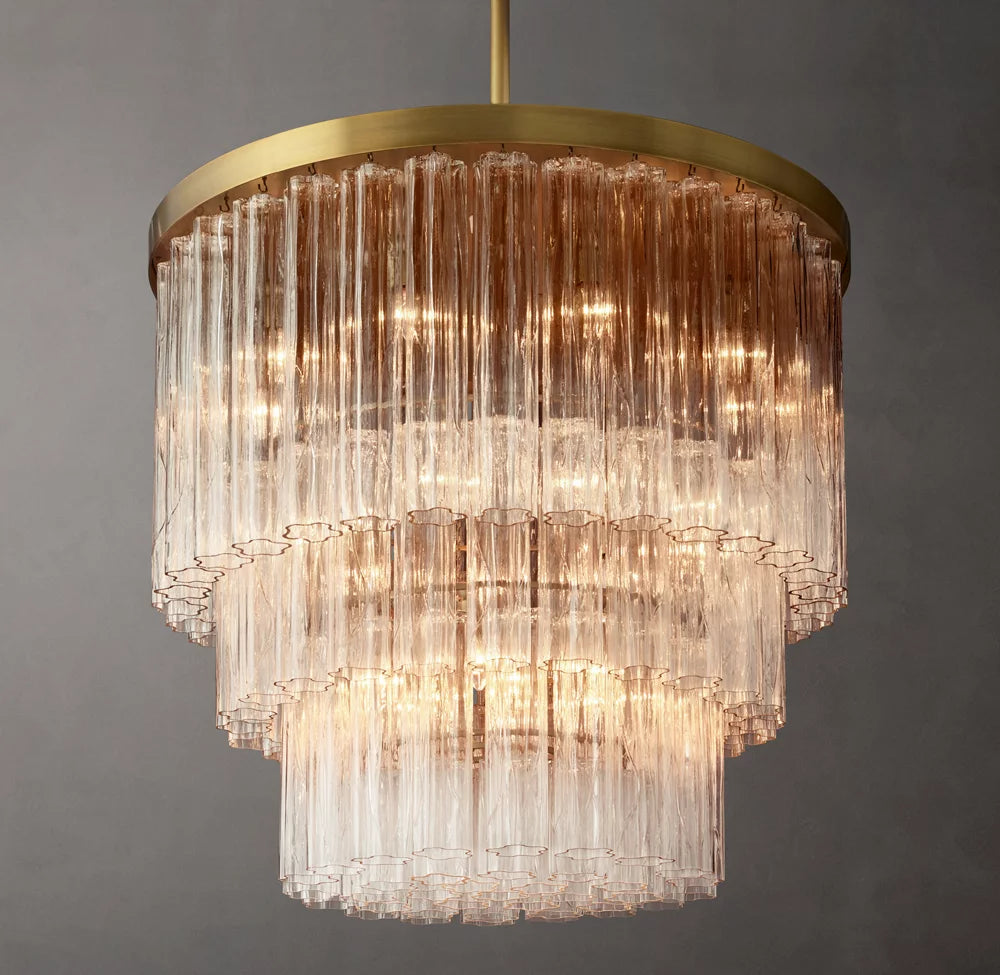 Cielo Three-Tier Round Chandelier 36"– YOVINO