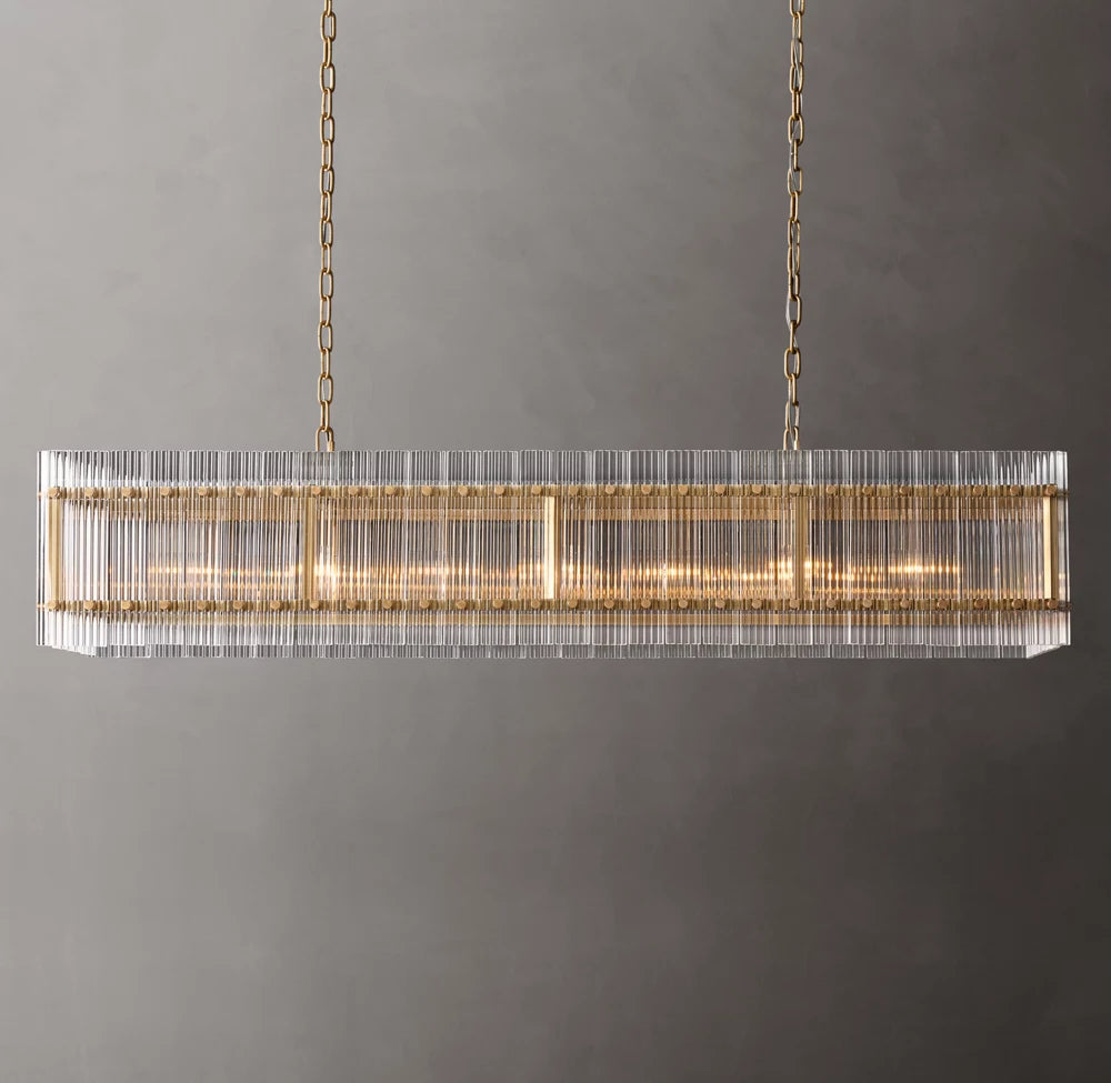 San Marco Rectangular Chandelier 54"