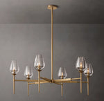 Tulip Round Chandelier 42"