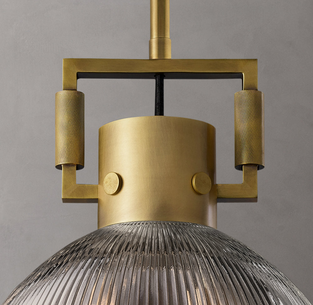 Machinist Prismatic Cloche Pendant