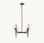 Tulip Round Chandelier 27"