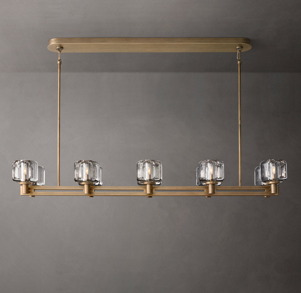 Demaret Double Linear Chandelier 54"