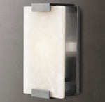 Hand-Carved Alabaster Sconce