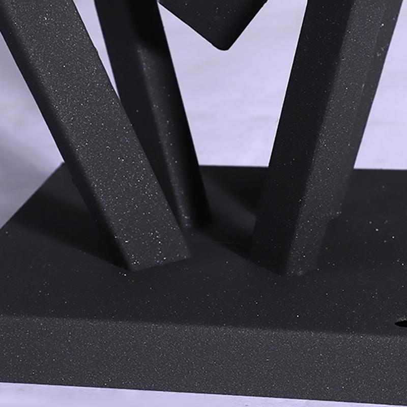 Geometric Aluminum Waterproof LED Black Modern Outdoor Light Pillar Lamp