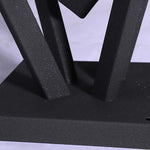 Geometric Aluminum Waterproof LED Black Modern Outdoor Light Pillar Lamp