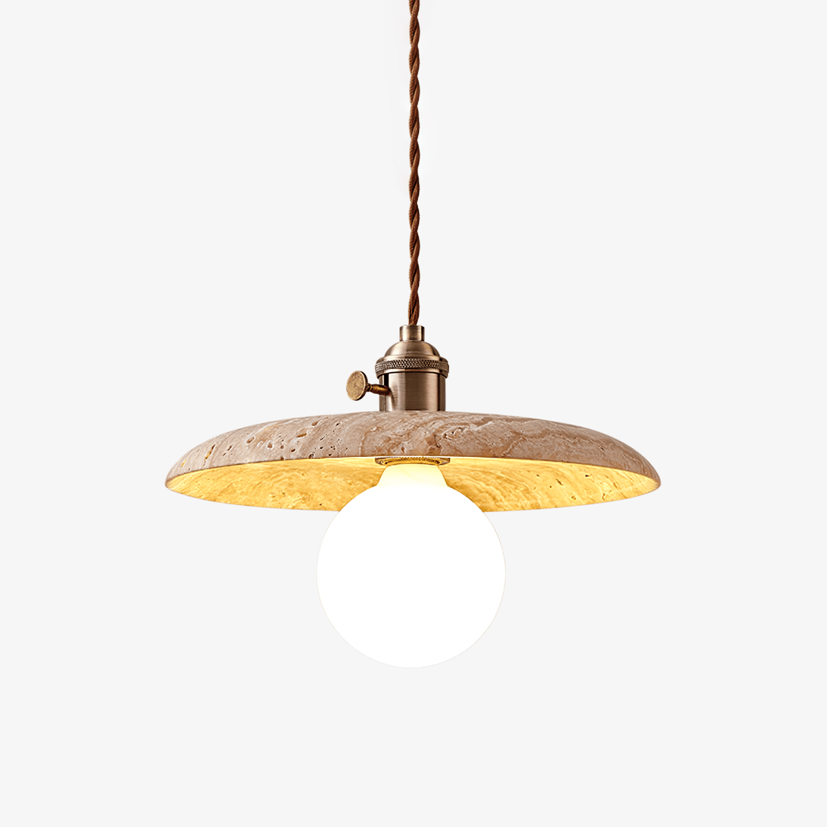 Renzo Travertine Pendant Light