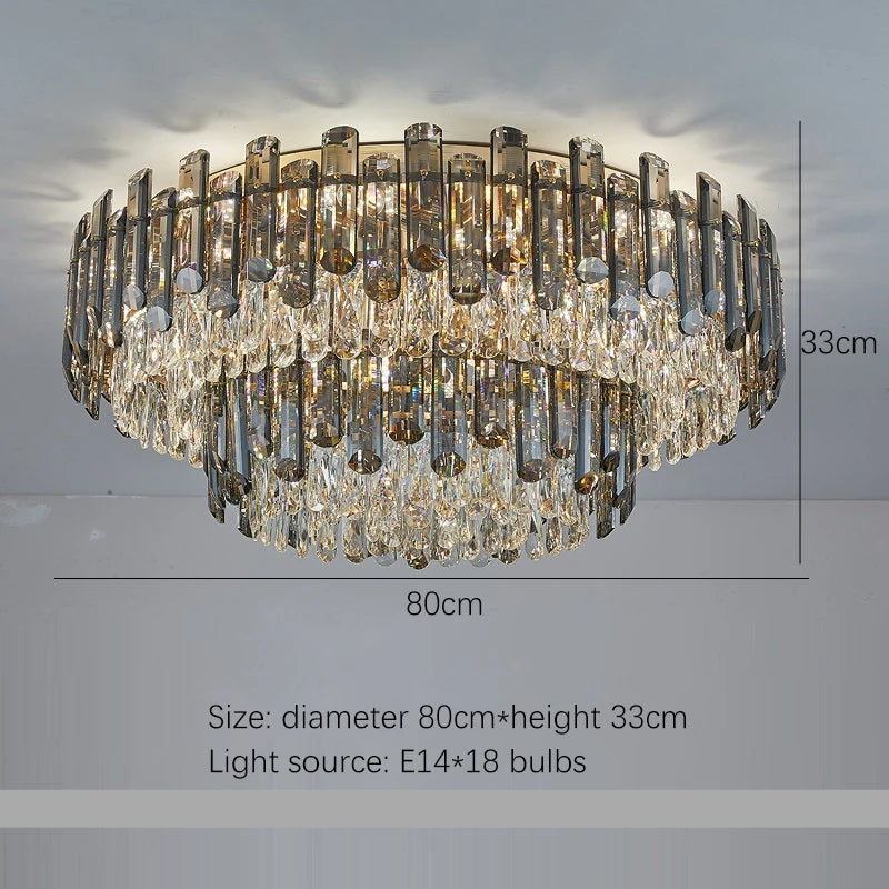 Venice 2-Tier Crystal Chandelier