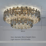 Venice 2-Tier Crystal Chandelier