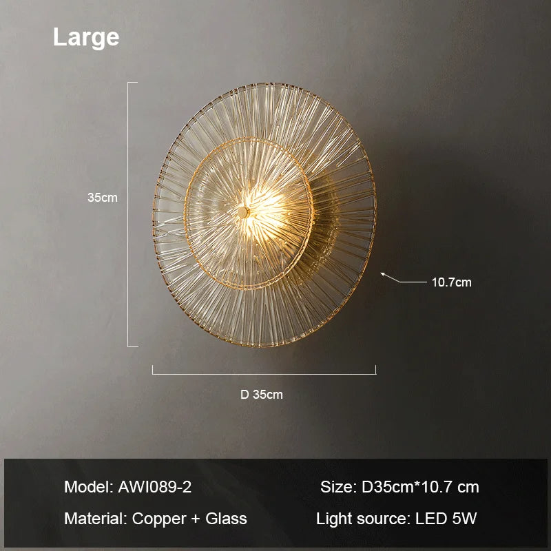 Modern Glass Wall Sconce