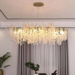 Albero Frost Glass Dining Room Chandelier