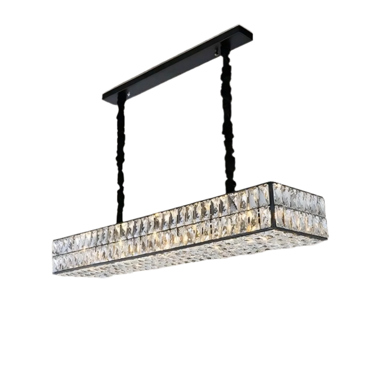Bacci Kitchen Island Modern Crystal Chandelier
