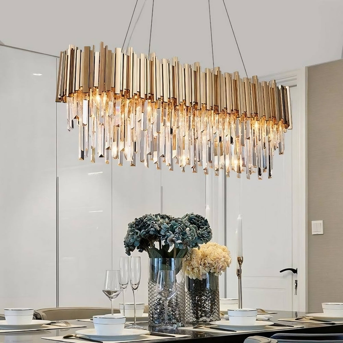 Gio Crystal Dining Room Chandelier