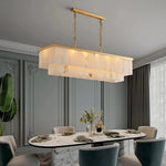 Moonshade Marble Dining Room Chandelier