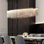Cadena Steel Tassel Dining Room Light Fixture