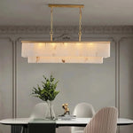Moonshade Marble Dining Room Chandelier