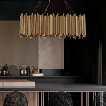 Vigo Dining Room Chandelier, Gold
