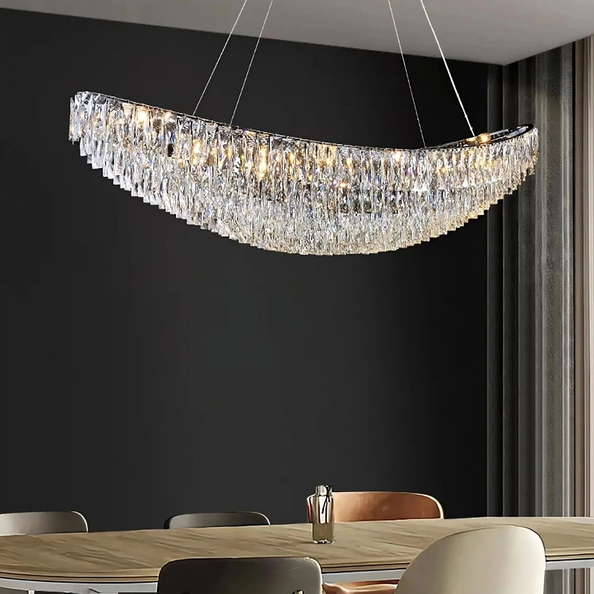 Gio Crystal Dining Room Light Fixture