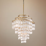 Dolce Capiz Shell 25" Wide Pendant Chandelier