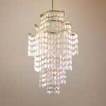 Dolce Capiz Shell 36" Wide Pendant Chandelier