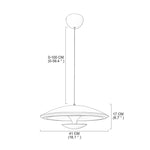 Artistic Novelty Modern Island Chandelier Acrylic Metal Ceiling Light