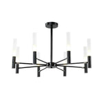 8-light LED Electroplated Modern Chandeliers Ceiling Light Hanging Lights