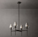 Tulip Round Chandelier 27"