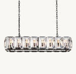 Harlow Crystal Rectangular Chandelier 54"