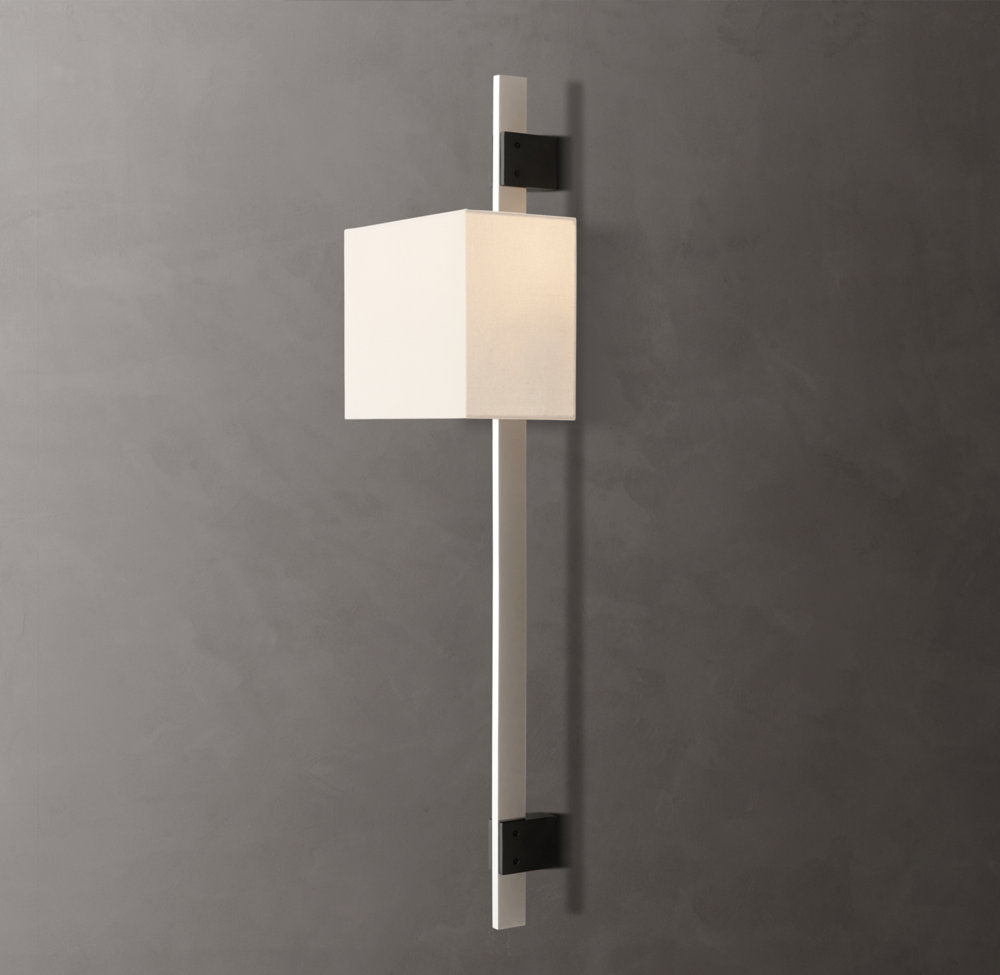 Vela Rectangular Bar Sconce - Rectangular Shade
