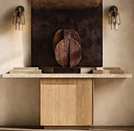 Blom Amber Glass Flute Sconce