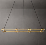 └clatant Rectangular Chandelier 54"