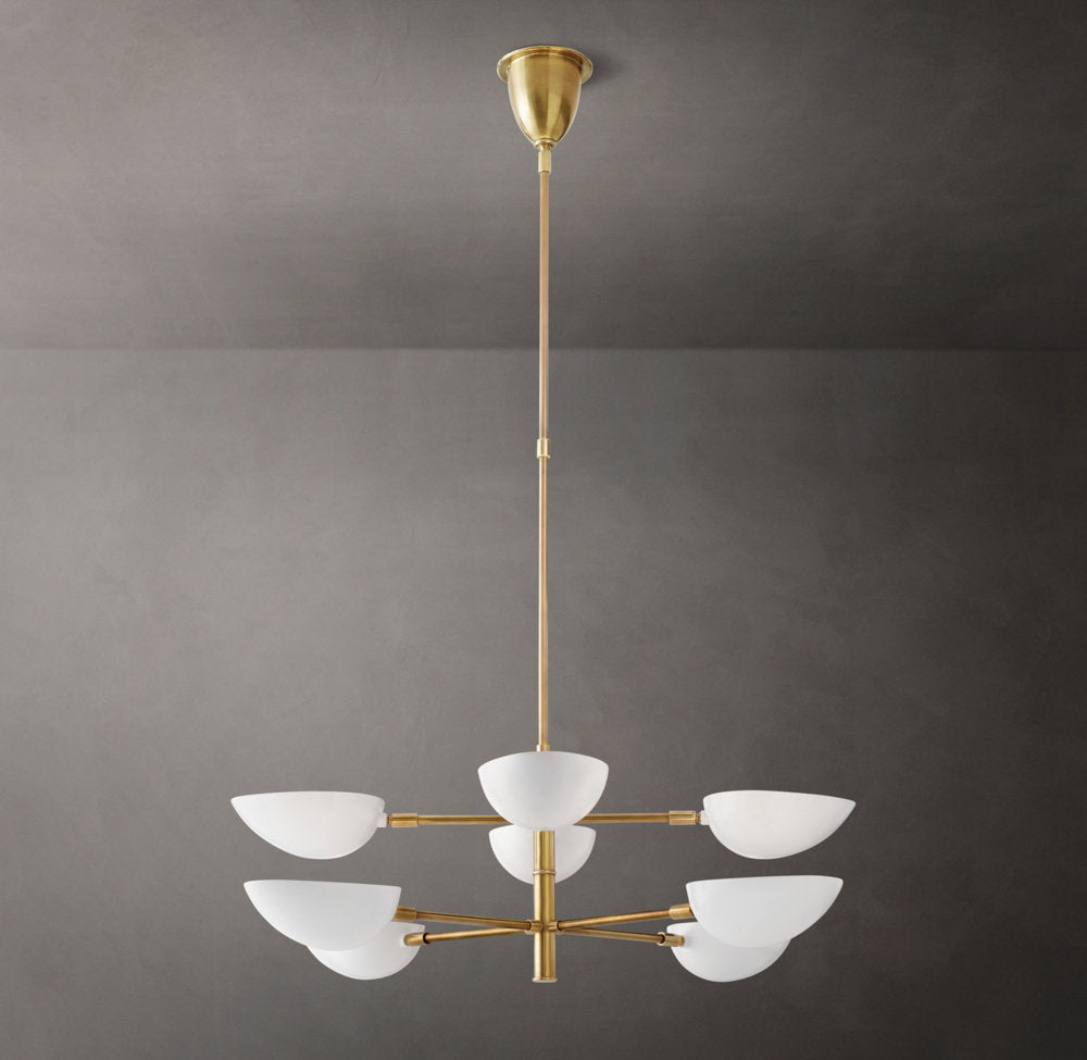 Graphic Chandelier 38"