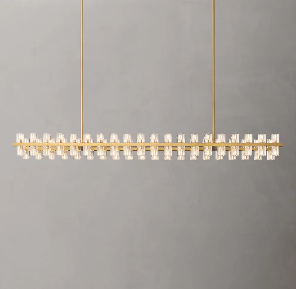 Arcachon LED Rectangular Chandelier 72"