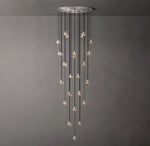 Pearl Round Chandelier 48"