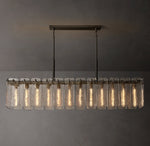 Calamette Glass Rectangular Chandelier 72"