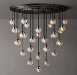 Pearl Round Chandelier 48"