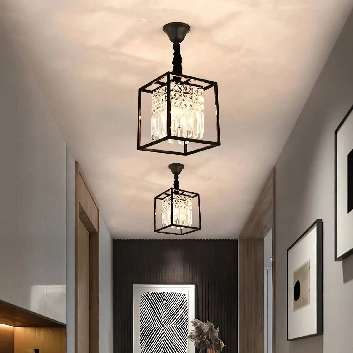 Giordano Crystal Light Fixture