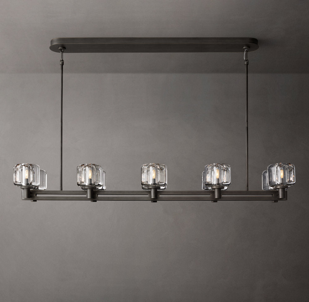Demaret Double Linear Chandelier 54"