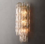 Chiara Clear Glass Grand Sconce