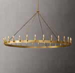 Camino Vintage Filament Round Chandelier 63"