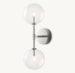 Glass Globe Linear Sconce