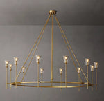 Torche De Verre Round Chandelier 70"