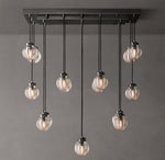 Pearl Rectangular Chandelier 36"