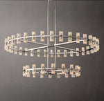 Arcachon LED Round Two-Tier Chandelier 60"