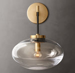Cabrette Clear Glass Sconce